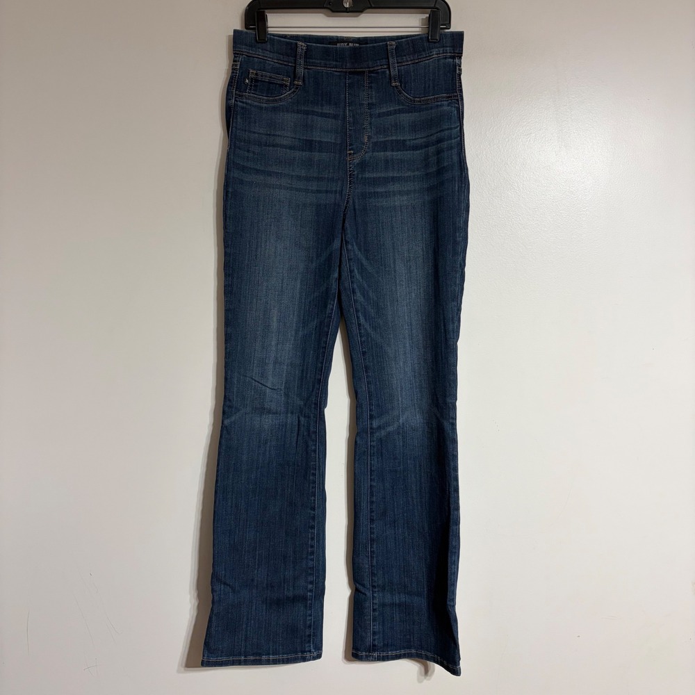 Judy Blue Los Angeles Dark Wash Pull On Straight Leg Jeans Size 9/29 High Rise